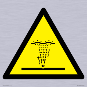 W515 Warning: Geyser (water/air) water jet